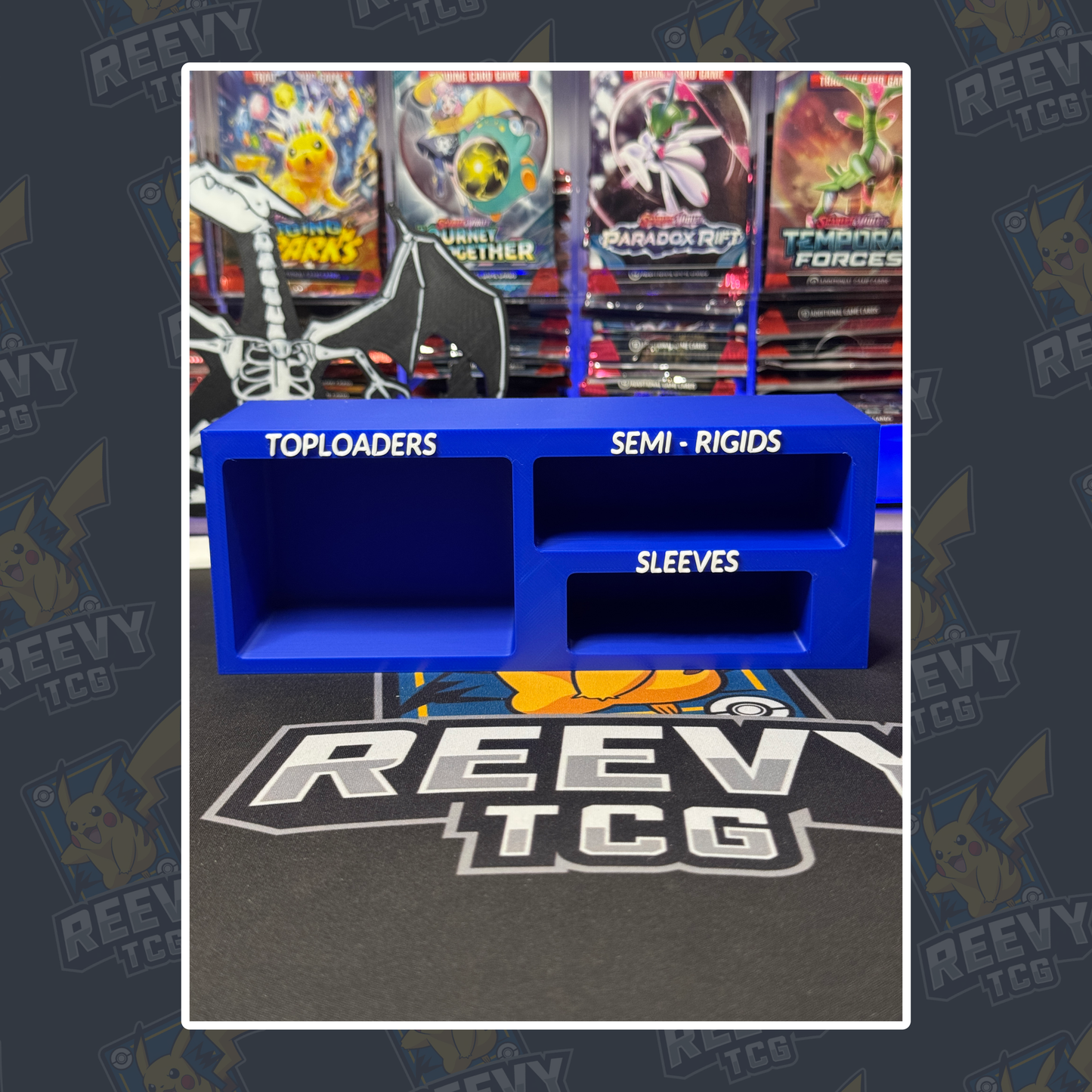 Reevy TCG - Toploader, Penny Sleeves & Semi Rigid Premium Organiser