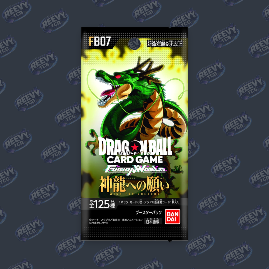 Dragon Ball Super - Fusion World - Wish For Shenron FB07 - Japanese Booster Pack