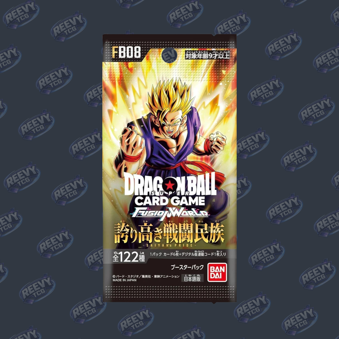 Dragon Ball Super - Fusion World - Saiyan's Pride FB08 - Japanese Booster Pack