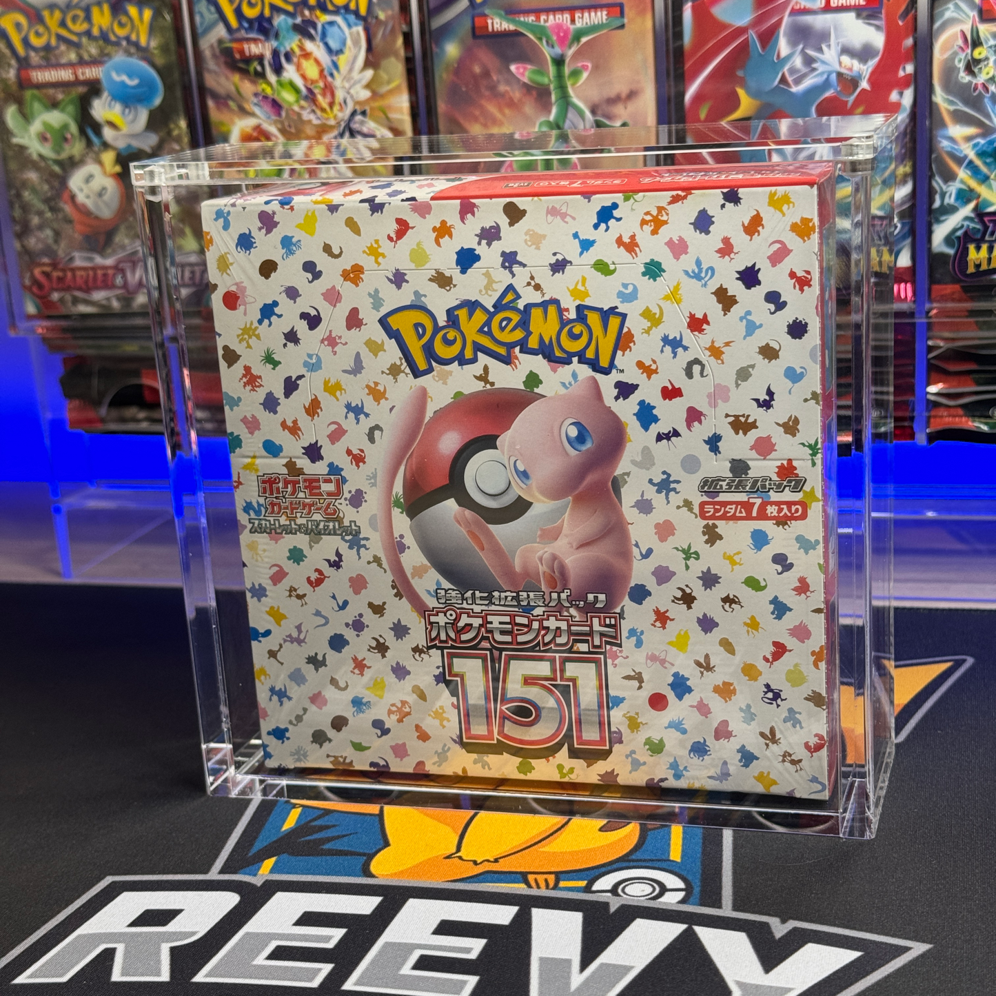 Acrylic Protective Display Case Japanese Pokemon Booster Box