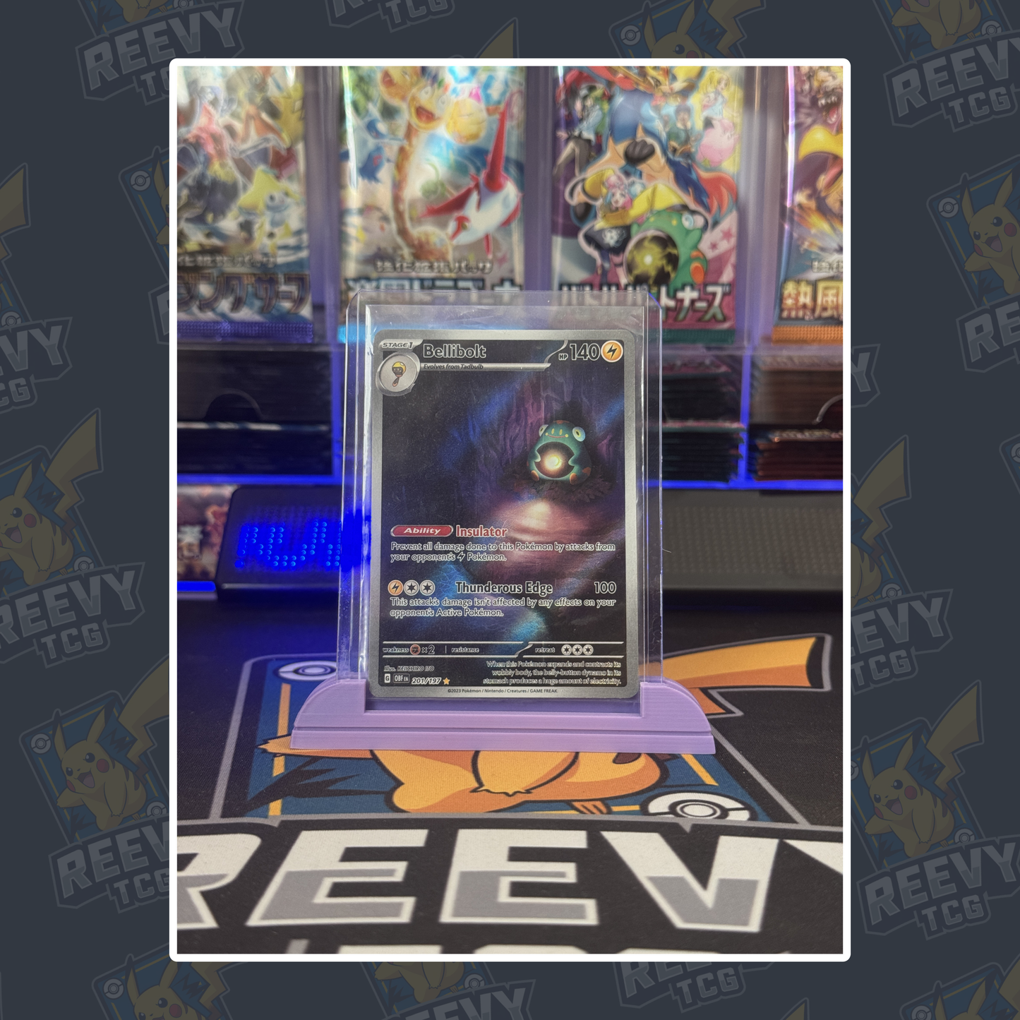 Reevy TCG - Toploader / Penny Sleeve Premium Card Stand