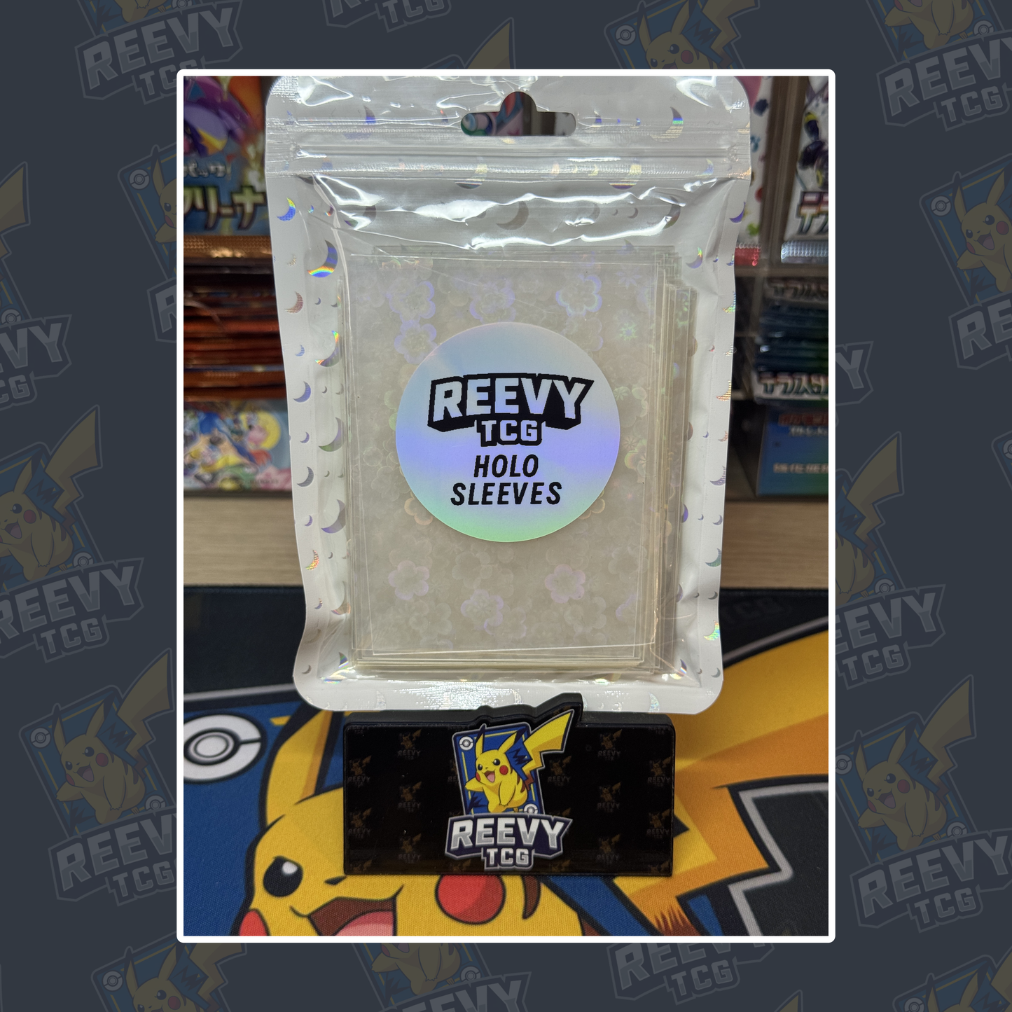 Reevy TCG - Holographic Toploaders / Penny Sleeves