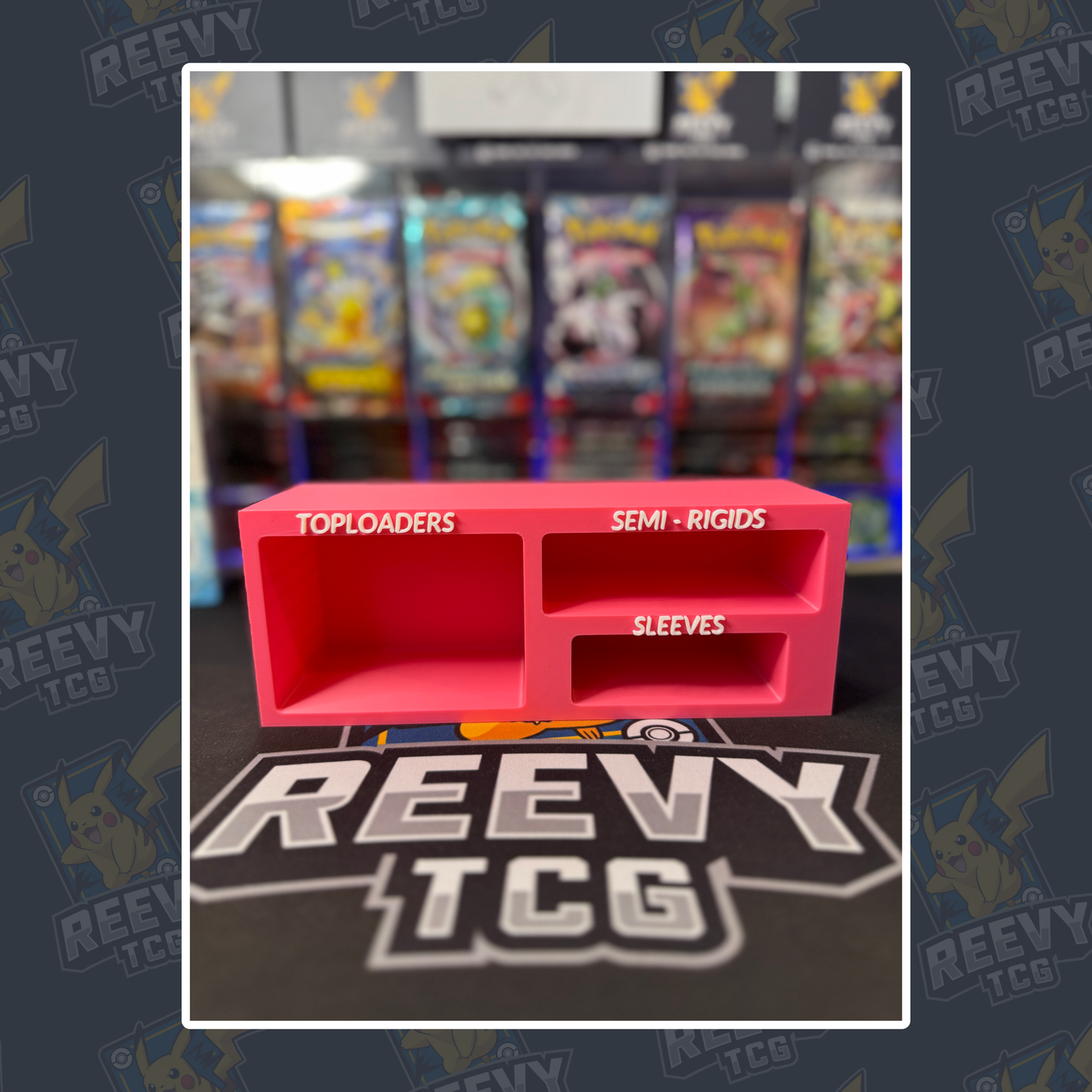 Reevy TCG - Toploader, Penny Sleeves & Semi Rigid Premium Organiser