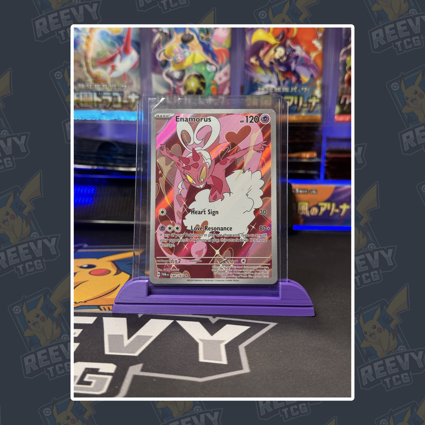 Reevy TCG - Toploader / Penny Sleeve Premium Card Stand
