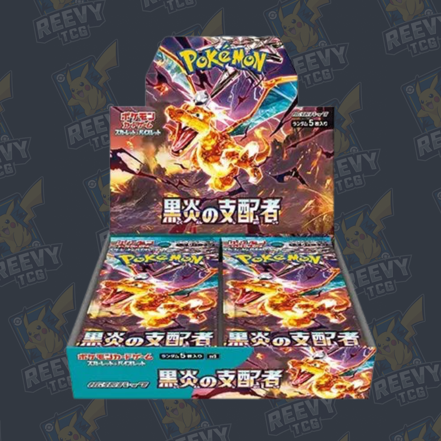Pokemon TCG - Ruler of the Black Flame (sv3) - Japanese - Booster Box