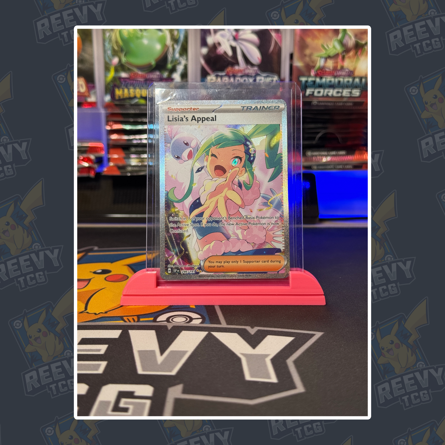 Reevy TCG - Toploader / Penny Sleeve Premium Card Stand