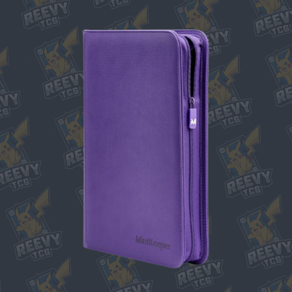 MintKeeper - 12 Pocket Premium Zip Trading Card Binder