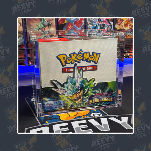 Acrylic Protective Display Case for English Pokemon Booster Box