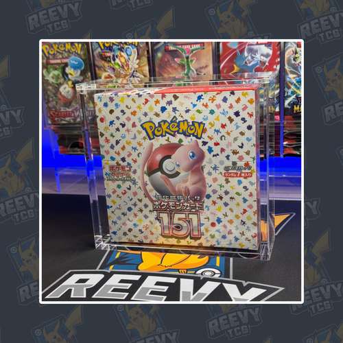 Acrylic Protective Display Case Japanese Pokemon Booster Box
