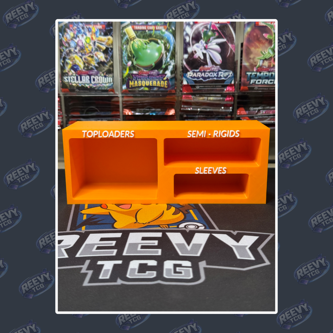 Reevy TCG - Toploader, Penny Sleeves & Semi Rigid Premium Organiser