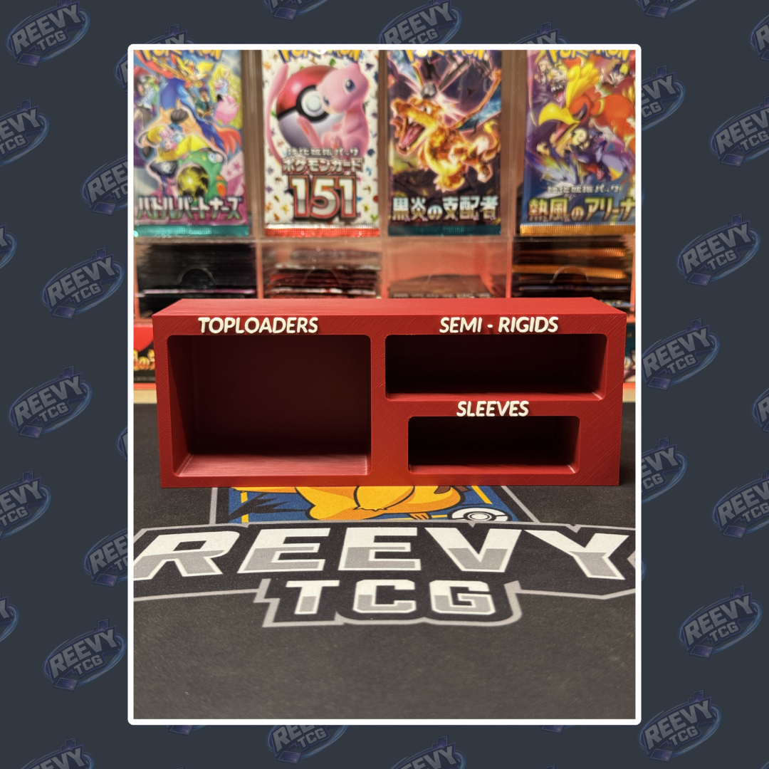 Reevy TCG - Toploader, Penny Sleeves & Semi Rigid Premium Organiser