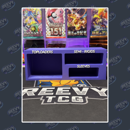Reevy TCG - Toploader, Penny Sleeves & Semi Rigid Premium Organiser