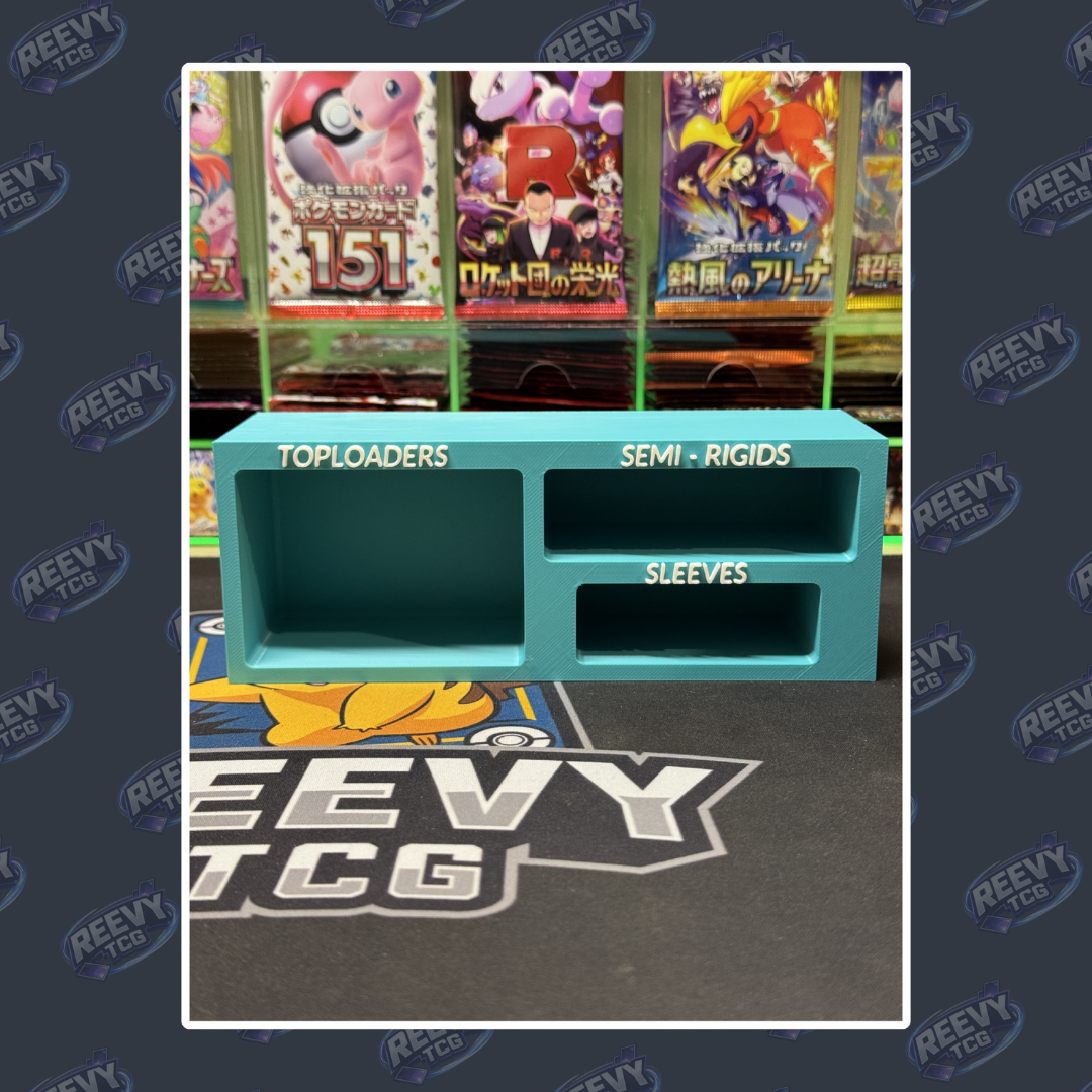 Reevy TCG - Toploader, Penny Sleeves & Semi Rigid Premium Organiser
