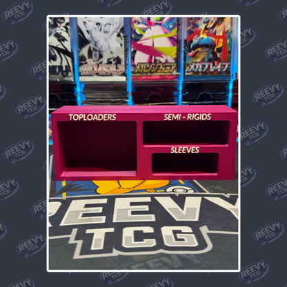 Reevy TCG - Toploader, Penny Sleeves & Semi Rigid Premium Organiser