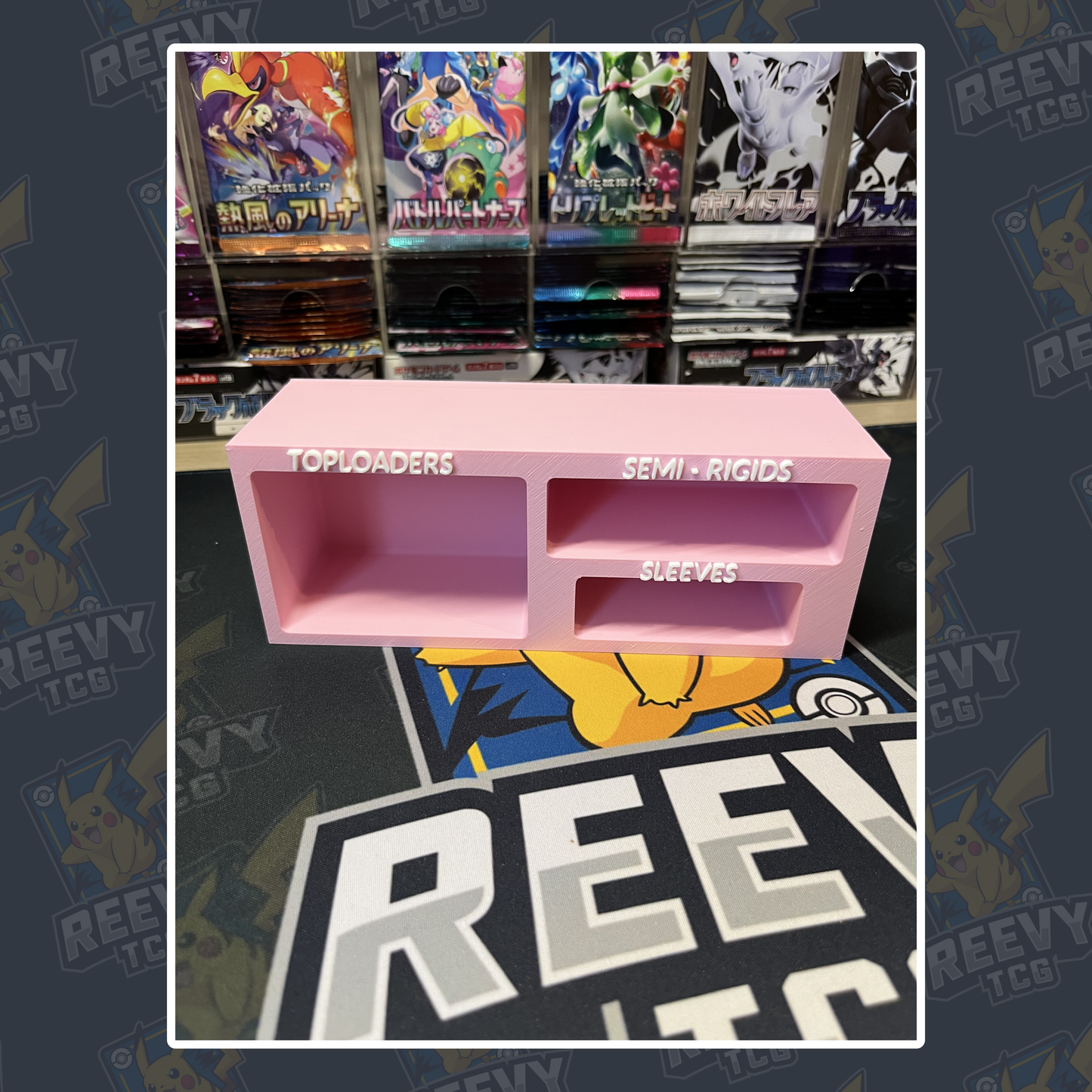 Reevy TCG - Toploader, Penny Sleeves & Semi Rigid Premium Organiser