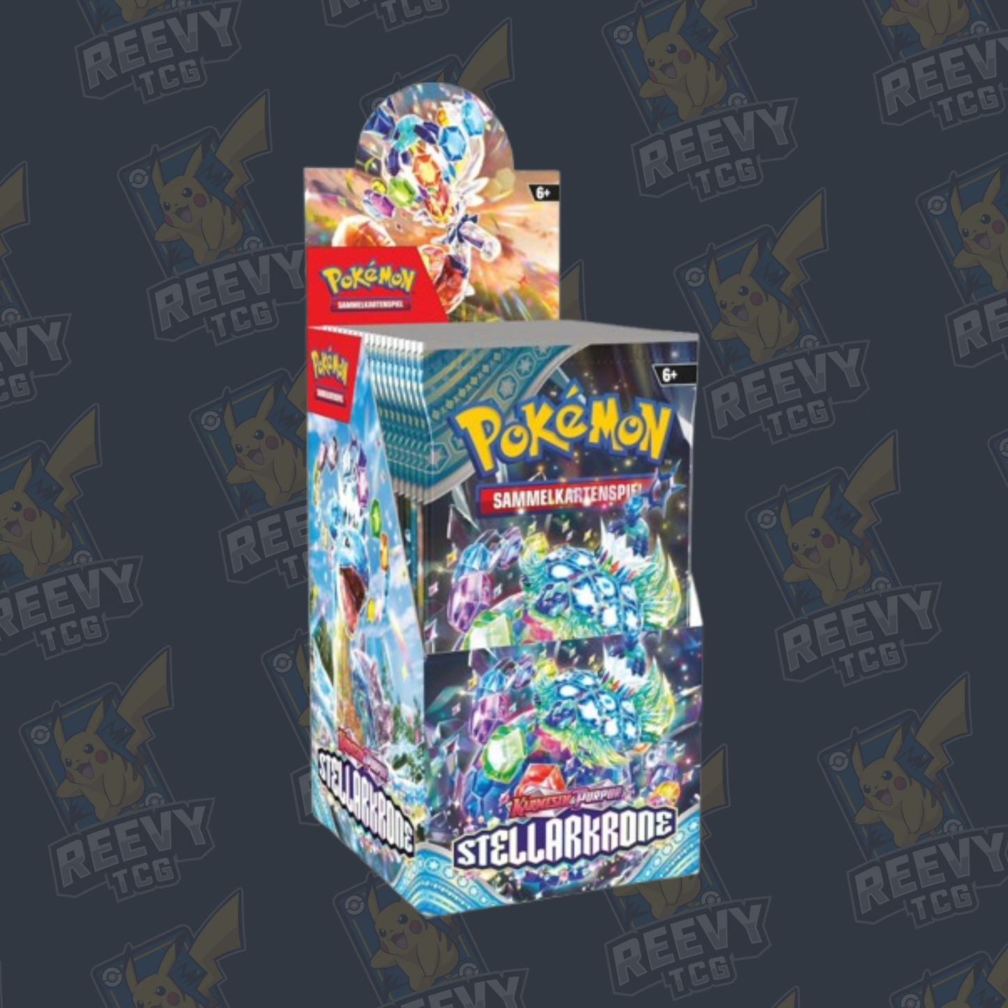 Pokemon TCG: Stellar Crown - Half Booster Box (18 Packs)