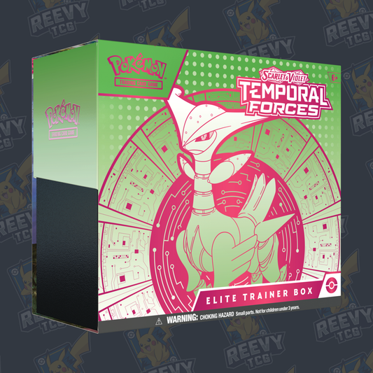 Pokemon TCG - Scarlet & Violet - Temporal Forces - Elite Trainer Box (Iron Leaves)