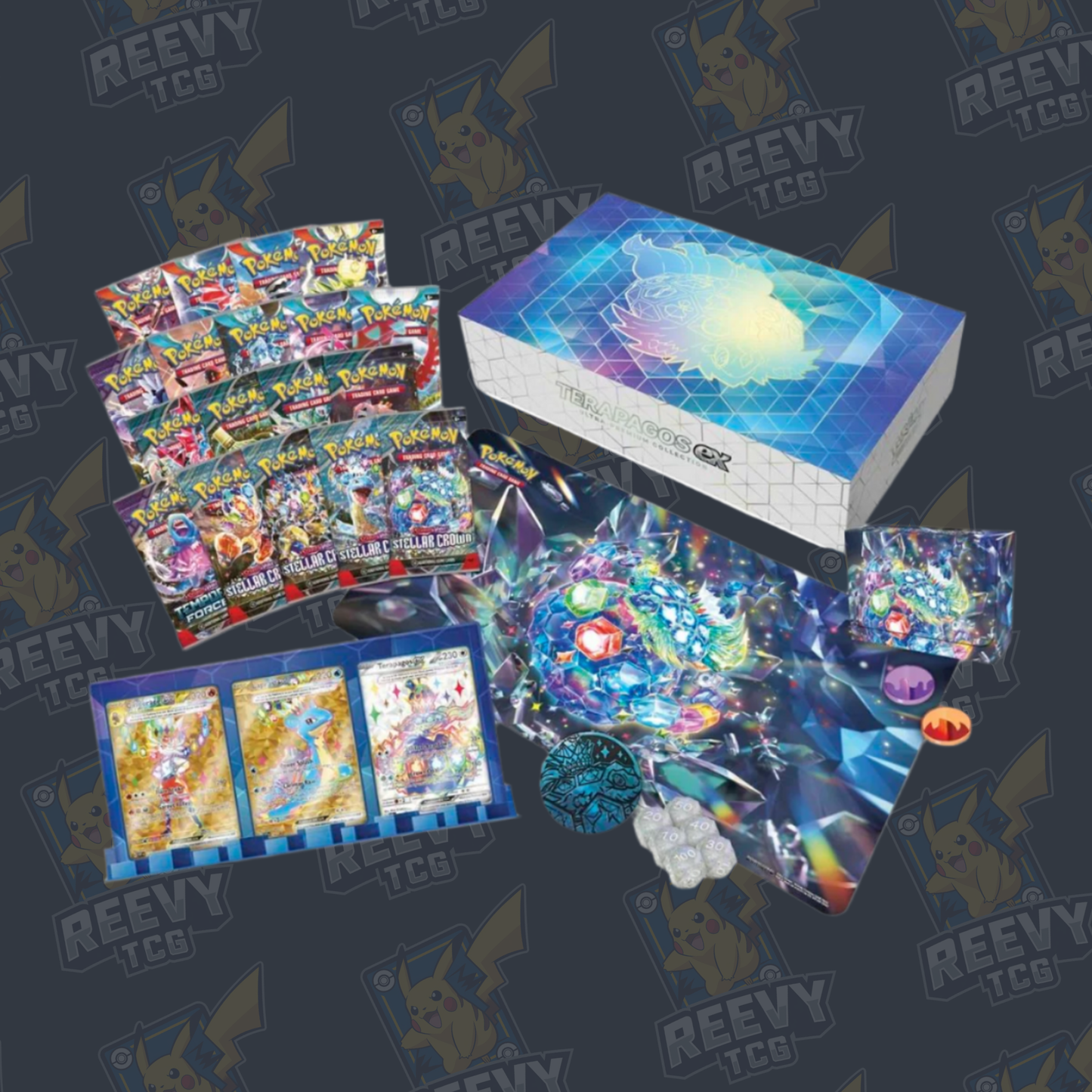 Pokemon TCG - Scarlet & Violet - Terapagos ex - Ultra Premium Collection