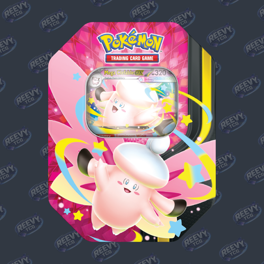 Pokemon TCG - Mega Moonlit Gift Tin Mega Clefable