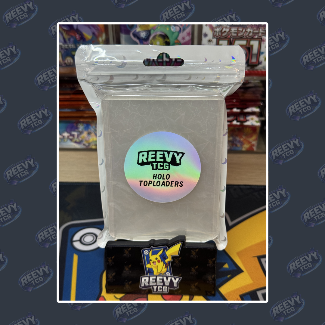 Reevy TCG - Holographic Toploaders / Penny Sleeves