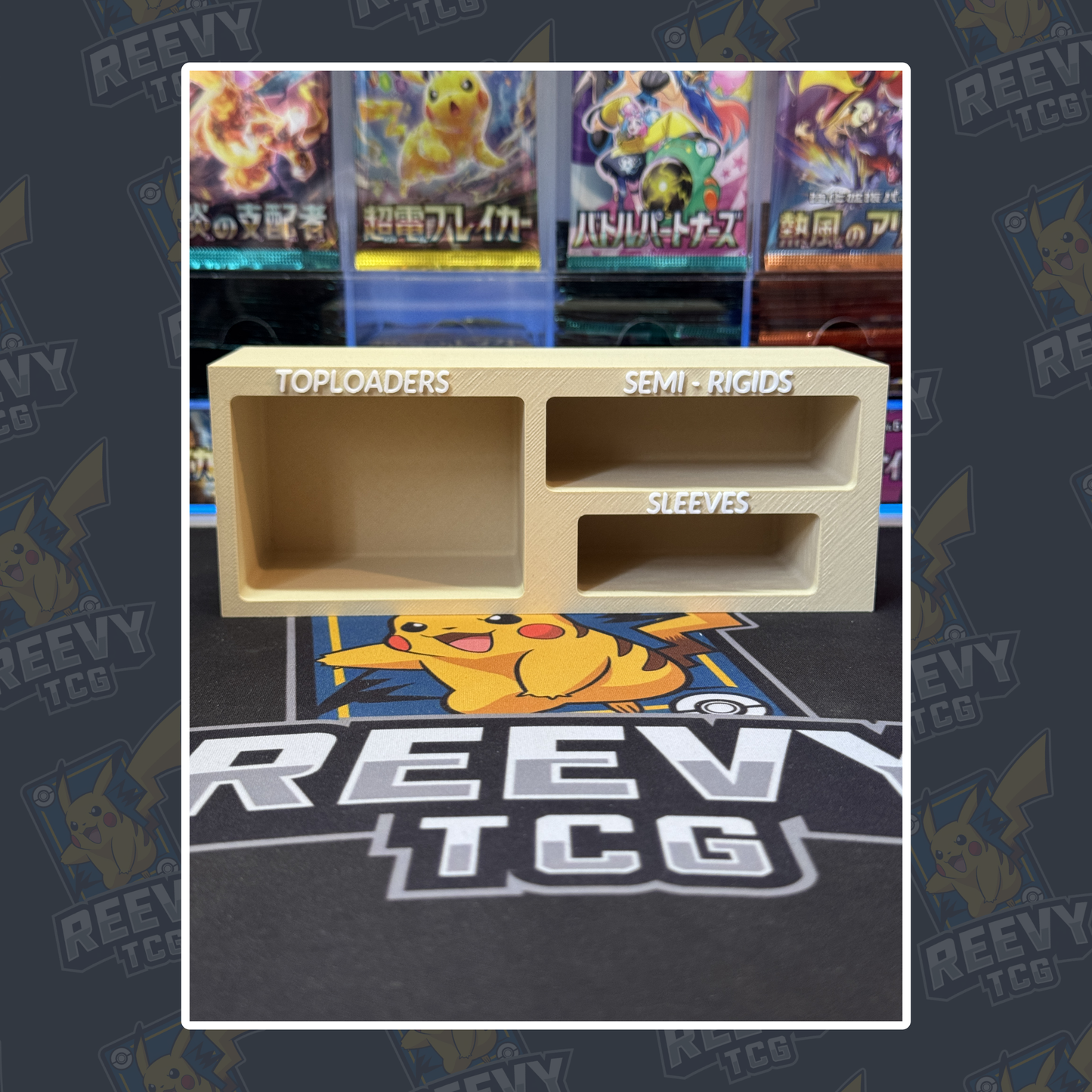 Reevy TCG - Toploader, Penny Sleeves & Semi Rigid Premium Organiser