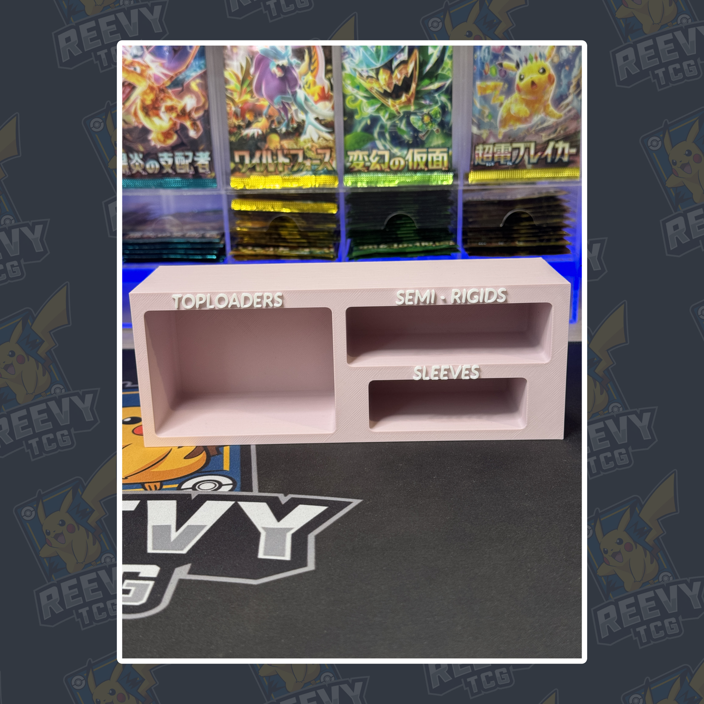 Reevy TCG - Toploader, Penny Sleeves & Semi Rigid Premium Organiser