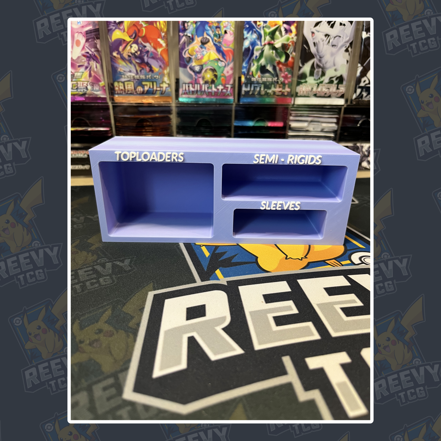 Reevy TCG - Toploader, Penny Sleeves & Semi Rigid Premium Organiser