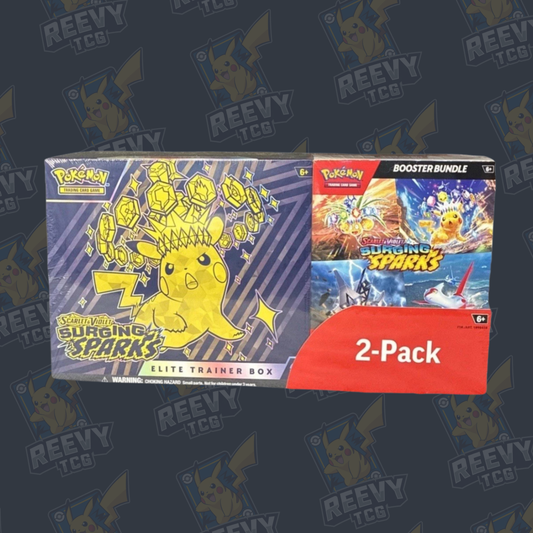 Pokemon TCG - Scarlet & Violet - Surging Sparks Costco Bundle - Elite Trainer Box