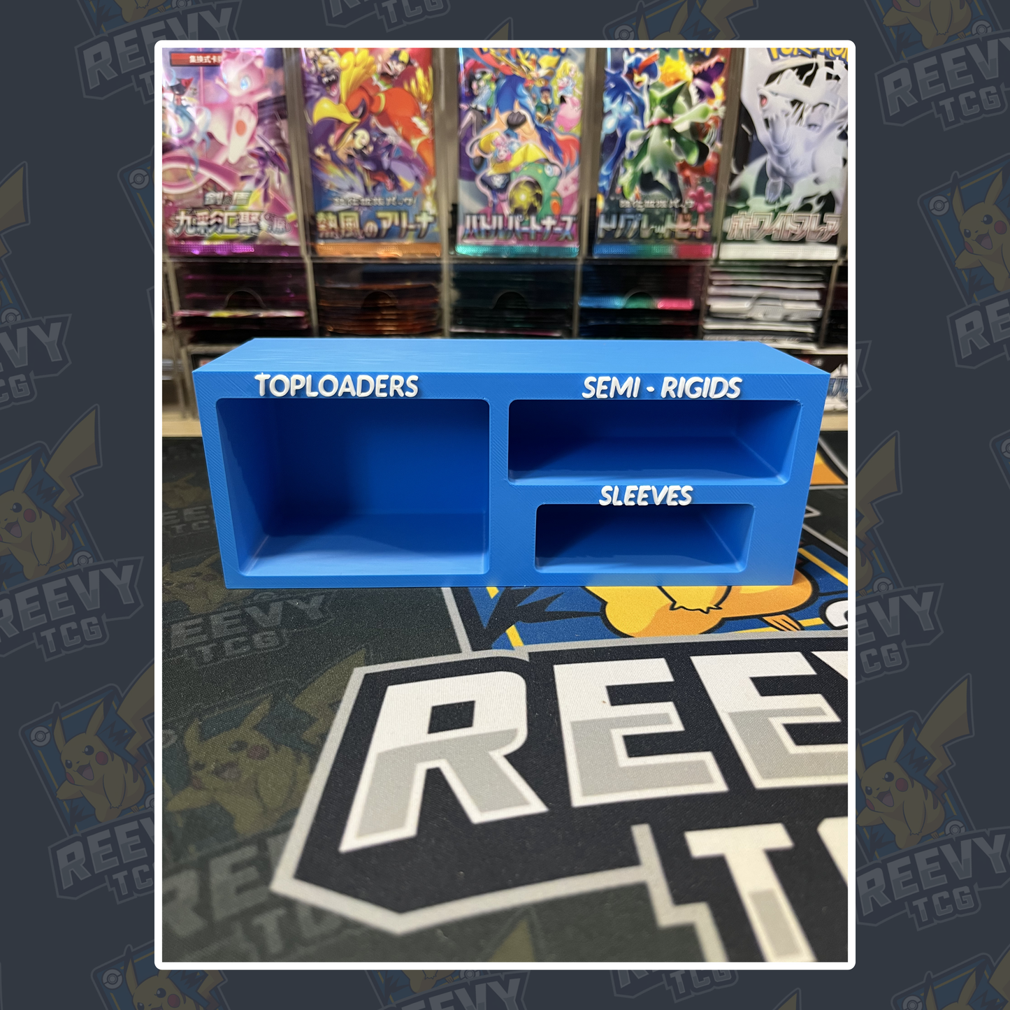 Reevy TCG - Toploader, Penny Sleeves & Semi Rigid Premium Organiser