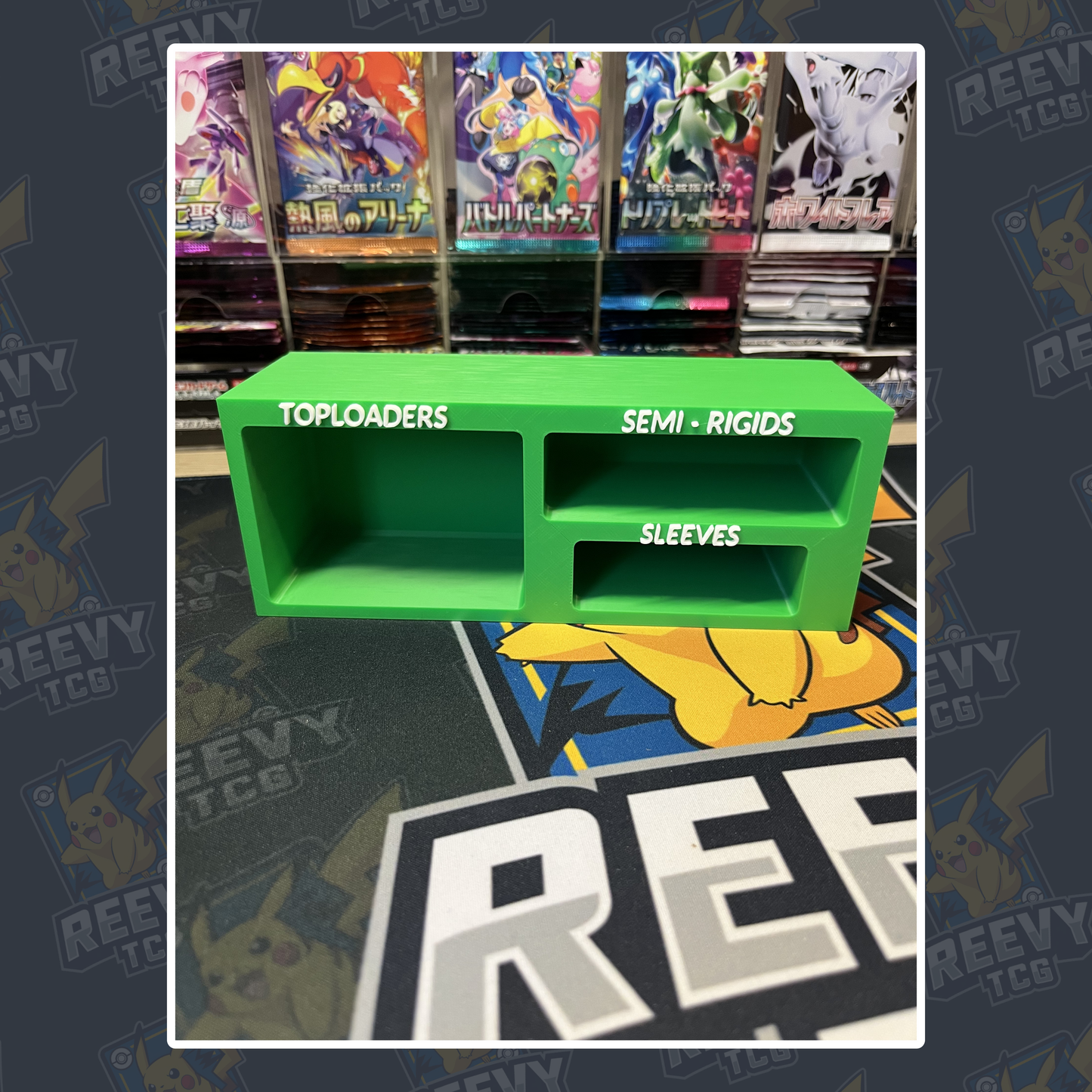 Reevy TCG - Toploader, Penny Sleeves & Semi Rigid Premium Organiser