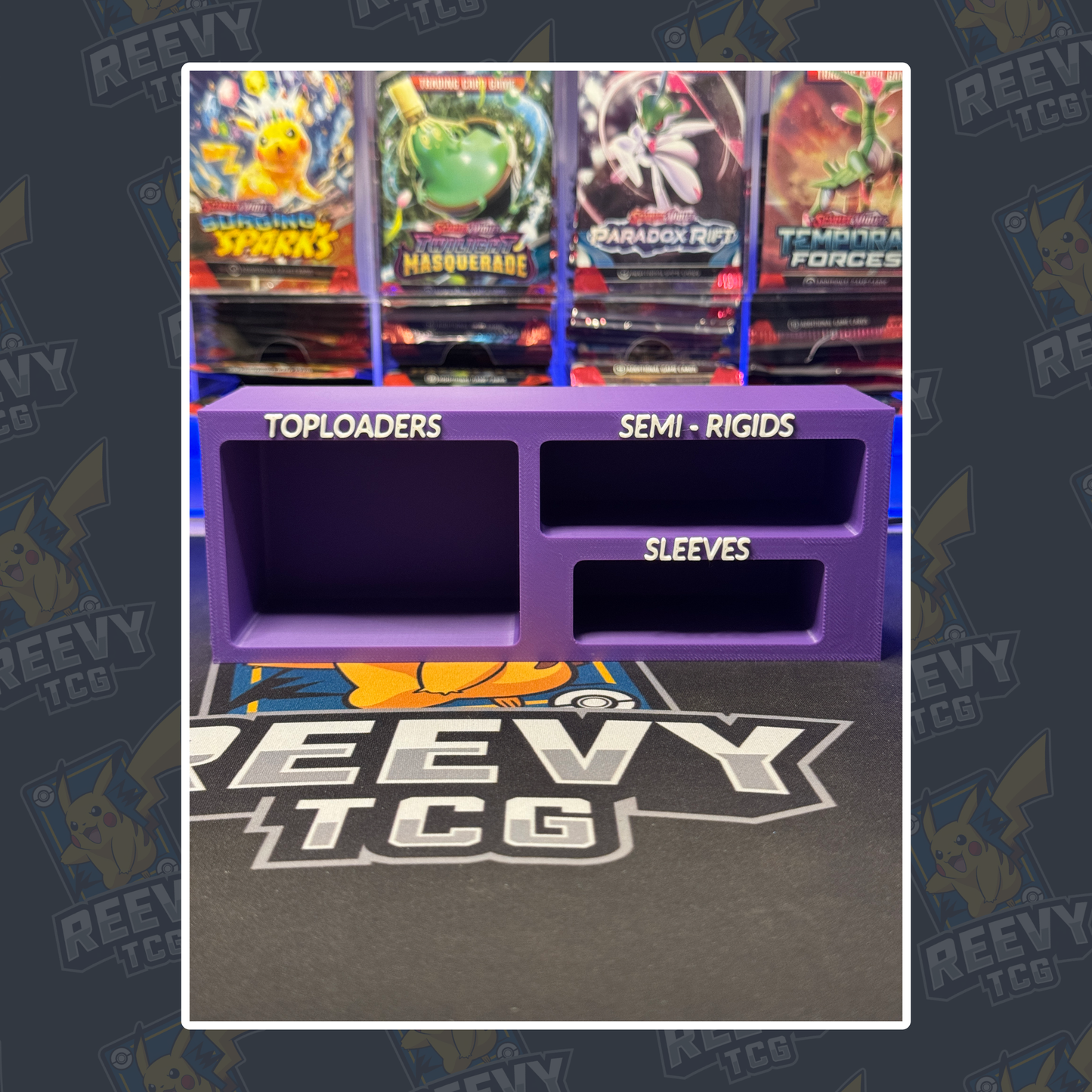 Reevy TCG - Toploader, Penny Sleeves & Semi Rigid Premium Organiser