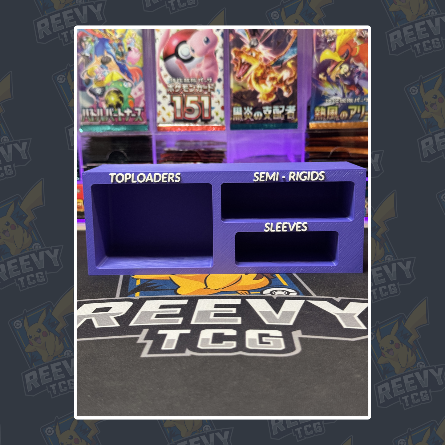 Reevy TCG - Toploader, Penny Sleeves & Semi Rigid Premium Organiser