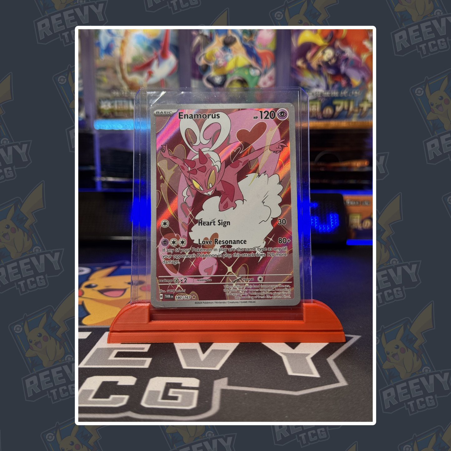 Reevy TCG - Toploader / Penny Sleeve Premium Card Stand