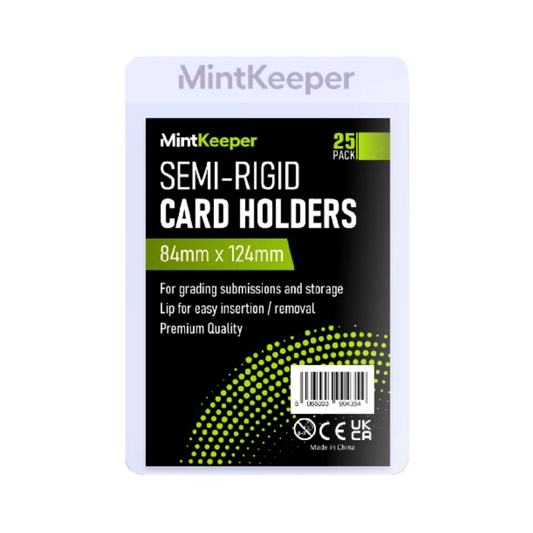 MintKeeper - Semi Rigid Card Holders - (25)