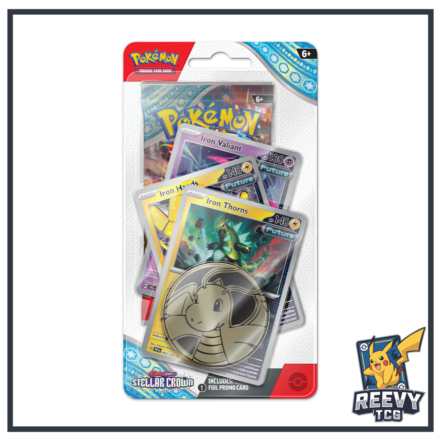 Pokemon TCG - Scarlet & Violet - Stellar Crown - Premium Checklane Blister - Iron Thorns