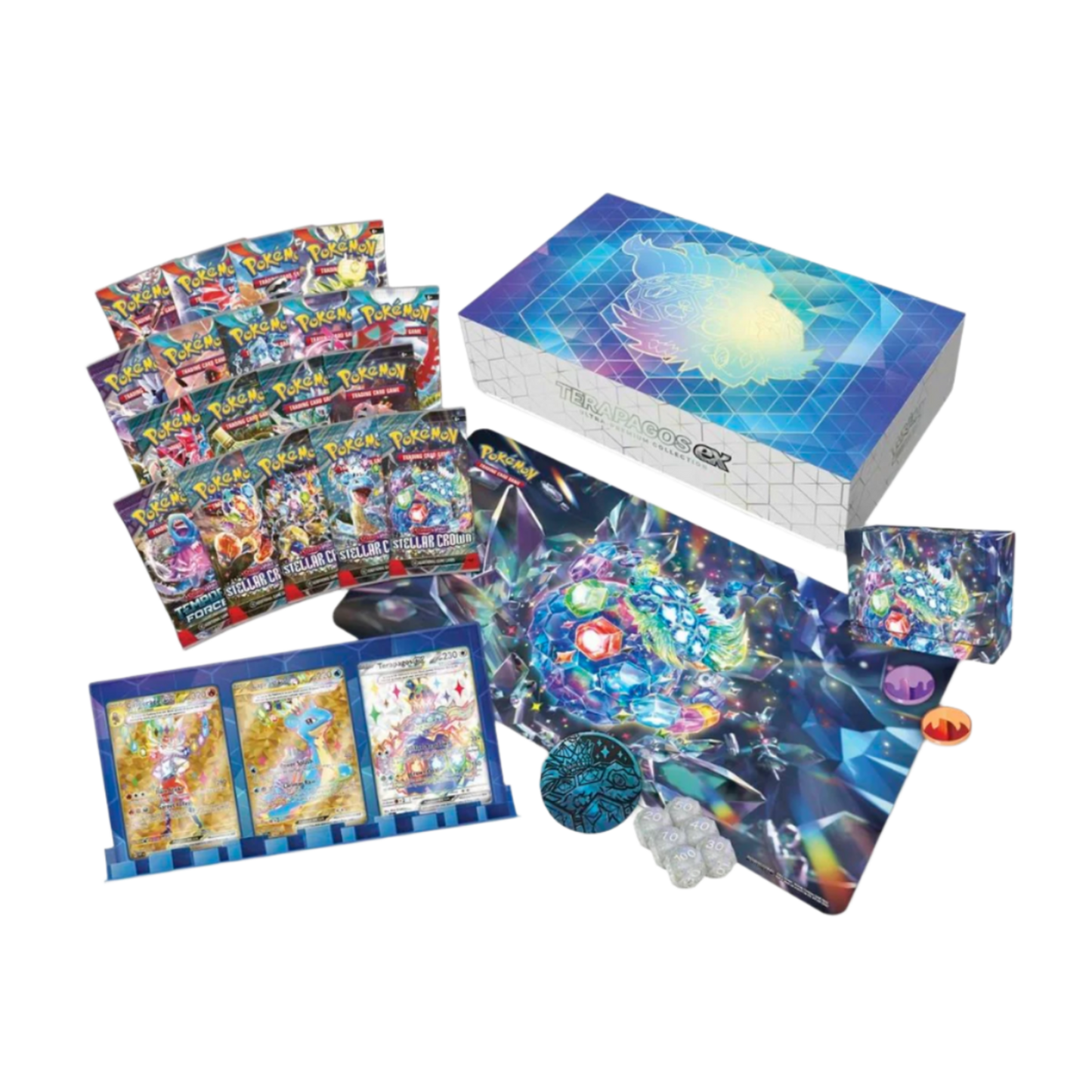 Pokemon TCG - Scarlet & Violet - Terapagos ex - Ultra Premium Collection