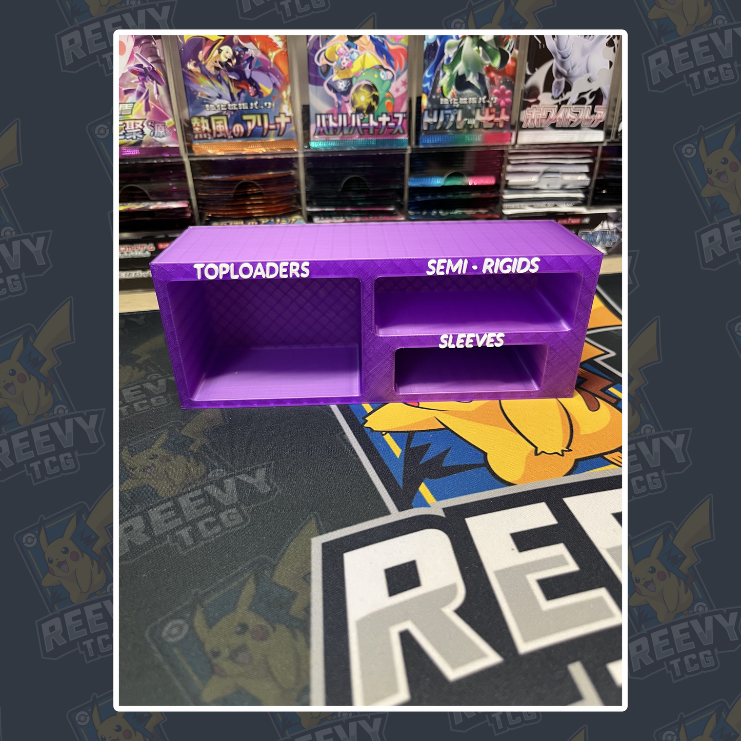 Reevy TCG - Toploader, Penny Sleeves & Semi Rigid Premium Organiser